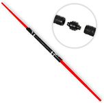 MewduMewdu 2-in-1 Light up Saber with Electronic Lights and Sound Effect for Kids and Adults, Double-Bladed Red LED Retractable Force FX Saber Sword as Party, Holiday, Birthday Gift(2 Pack)