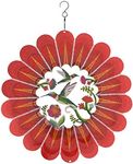 Spin Art Deluxe 3D Humming Bird Multicolour Wind Spinner (12-Inch)