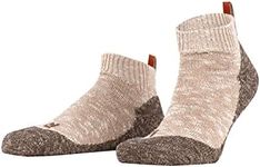 FALKE Men's Lodge Homepad M HP Cotton Grips On Sole 1 Pair Grip socks, Brown (Sesame 4390), 7-8