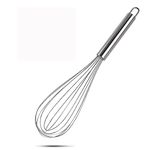 Stainless Steel Whisk Balloon Whisk Whisk Set Egg Beater for for Blending Whisking Beating Stirring Cooking Baking Beating & Stirring - 12 Inch