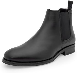 Red Tape Chelsea Boots for Men | Soft Cushioned Insole, Slip-Resistance, Dynamic Feet Support, Arch Support & Impact Resistant Comfort Black