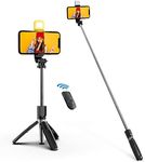 Selfie Stick with Fill Light, Exten