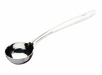 SignoraWare Stainless Steel(Food Grade) Heavy Gauge(1.3 MM) Plus Extra Deep Ladle/Karchi/Milk Ladle/Soup Ladle No.5 for Seving/Cooking/Pouring All Types of Gravies/Dal/Curries (Size 28.5 cm)