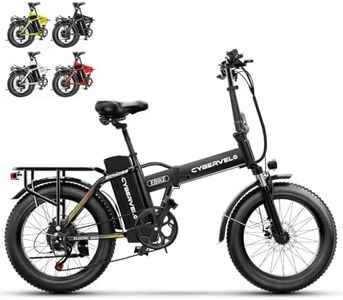 CBVELO 1000W Folding E-Bike, 80 Miles Range