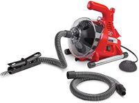 RIDGID 55808 PowerClear 120-Volt Drain Cleaning Machine Kit for Tubs, Showers, and Sinks, Drain Cleaner Machine Kit with AUTOFEED, Inner Core Cable, and Guide Hose