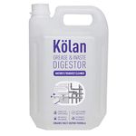 Kolan Grease and Waste Digester 5 L | Nature's Toughest Cleaner | Organic Multi Enzyme Formula, Biodegradable | N Bleach, Chemical Free | For Kitchen and Toilets