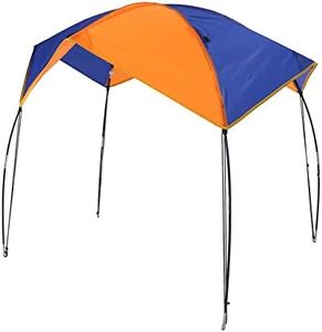 Ejoyous 4-5 Personnes Auvents de Bateau Gonflables, Bateau pneumatique Abris Bateau Gonflable Bateau Gonflable Auvent Pliable pour Kayak Pare- Toit Bimini Radeau Gonflable
