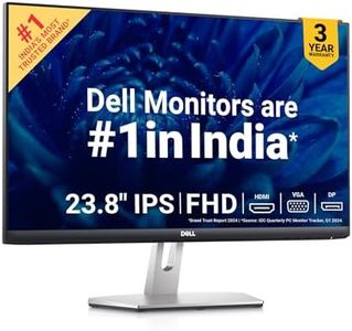 Dell S2421HNM 23.8" (60.5cm) FHD Monitor 1920x1080 Refresh Rate: 75Hz, IPS Panel, 3-Year Warranty, 99% sRGB, Low Blue Light Technology, Ultra-Thin Bezel, HDMI x2, Tilt Adjustment |Titan Grey
