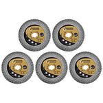 PANFREET 5Pcs/Lot Super Tile Blade 4.5" Diamond Blade for Cutting and Grinding Granite Marble Ceramic Porcelain Tile (4.5inch-5)