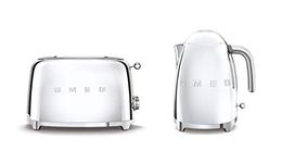 Smeg KFL03SSUK & TSF01SSUK - Chrome Kettle & Two Slice Toaster - 2017 Kettle Model