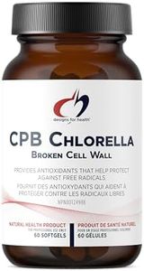 Designs for Health Charcoal Plus Binder - Zeolite Detox Process with Activated Charcoal, Organic Chlorella - Toxin Binder for Full Body, GI & Gut Detox Support (60 Softgels)