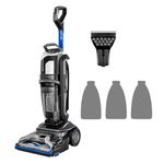 BISSELL | Revolution HydroSteam™ | Carpet Cleaner | For stubborn, sticky dirt and mess | Corded | For carpet, rugs, upholstery, stairs | 77 dBa | Black, Titanium, Cobalt Blue | 3670N