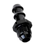 AC PERFORMANCE Black Aluminum -8AN Male Flare to 1/2'' Barb Push On Hose Barb Fitting Adapter