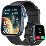 Tensky Smart Watch for Men - 1.99" AMOLED Smartwatch with Bluetooth Call & AI Voice, 24/7 Health Monitoring, Fitness Watch with 100 Sport Modes, 3ATM Waterproof, 12-Day Battery Life for iOS & Android