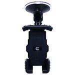 Cummins Windshield Phone Mount CMNWSPH - Suction Cup Phone Holder for Car or Truck Window or Dash Universal Fit - Black