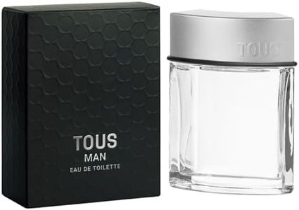 TOUS Eau De Toilette For Men, Elegant Fruity Woody Perfume for Man with Notes of Sage, White Musk, Cedarwood, and Sandalwood. Long-Lasting Fragrance for Daily Wear, 3.4 Fl Oz