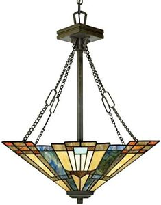 Quoizel Inglenook 3-Light Valiant Bronze Pendant Light