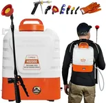 PetraTools 2-Gallon Battery Powered Sprayer, Battery Powered Backpack Sprayer - Compact Lawn Sprayers in Lawn and Garden Professional Electric Sprayer - HD2000 Family