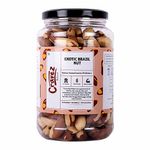 Cravez Natural Exotic Brazil Nuts -1000 Gm (Grade A ++ Nuts, Premium Jumbo Size, Imported) - Richest Natural Source of Selenium