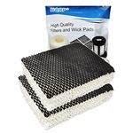 HQRP 2-Pack Humidifier Wick Filter Compatible with Bionaire W25, W0210, W0210S, W0305, W0310, W0340, W3040, WC0840, WC2845 Humidifiers