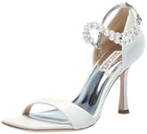 Badgley Mischka Women's Loretta Heeled Sandal, Soft White, 9 UK