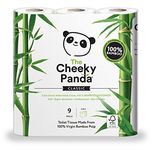 The Cheeky Panda Ultra Sustainable Hypoallergenic Bamboo Toilet Roll - 9 Rolls