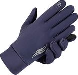 ZaySoo Leather Gloves for Winter - Blue