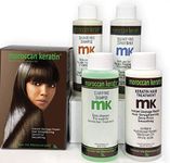 Moroccan Keratin Brazilian Keratin Hair Treatment Blowout Straightening Product Professional Grade Natural Organic Looking Results at Home or Salon