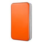 DVD Case, Bivisen CD Case Holder Wallet Binder 96 Capacity CD/DVD Cases Storage Holder Binder Organizer Wallet Book for Car Home Travel (Orange)