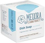 Meliora Cleaning Products Plastic-Free Dish Soap for Hand Washing, 7 Oz. (Unscented)