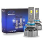 AUTOVIT HB4 9006 LED Headlight Bulbs - 140W, 6000K Cool White, 2x Brighter, Plug & Play Replacement for Halogen (Set of 2)…