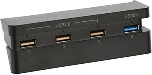 4 Port HUB for PS4 Slim, USB Hub Hi