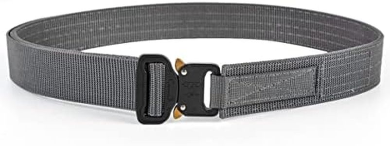 WOLF TACTICAL Heavy Duty Hybrid Quick-Release EDC Belt - 2-Ply 1.5” CCW Gun Belt (M (32-35), Wolf Grey)