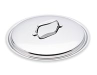 USA Pan Cookware 5-Ply Stainless Steel 3 Quart Stock Pot with Cover, Oven and Dishwasher Safe,Silver.