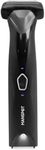 MANSPOT Manscape Body Hair Trimmer for Men, Ball Trimmer Groin Hair Trimmer, Dual Slided Waterproof Wet/Dry Pubic Hair Trimmer Foil Shaver, Intergrated Ceramic Blade Head, 90 Minutes Shaving