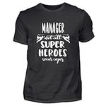 Pretty Managers Present - Manager Tshirt for Men and Women Shirt Nr.2094 Black