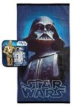 Jay Franco Star Wars Classic Vader 2 Piece Cotton Bath Towel Set, Darth Blue