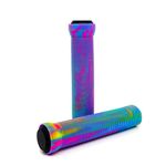 Team Dogz Bicycle Handlebar Grips, Non-Slip Soft Rubber Cycling Grips, Waterproof for MTB BMX Cycle Road Mountain Bike Multi Coloured Rainbow (1 Pair) (Rainbow)