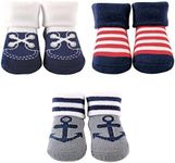Luvable Friends Unisex Baby Socks Giftset, Nautical, 0-9 Months
