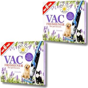 UTIZ 2X Pack Vac 6 Fresheners LAVENDER Extra Strength Powerful Scent For All Vacuum Hoover Handheld Bagless And Bagged Cleaners Pet Lovers(2 x 6 PACK)