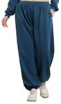 CANIDAE Winter Woolen Fleece Pajama For Women || Regular & Plus Size || 7COLOURS || SMALL to 12XL || (8X-Large, RoyalBlue)