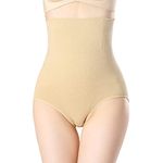 woooyea Postpartum C Section Compression Underwear Women High Waisted Tummy Control Panties, Nude, 5