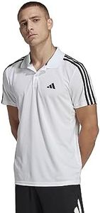 adidas IB8109 TR-ES PIQ 3POLO Polo Uomo White/Black Taglia M