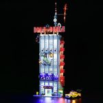 GEAMENT LED Light Kit Compatible with Daily Bugle - Lighting Set for 76178 Model (Building Set Not Included)