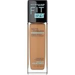 Maybelline New York Fit Me Matte + Poreless Foundation Makeup, Ultra-Lightweight Formula Controls Shine, for Normal to Oily Skin, Golden Caramel, 332, 30 ml