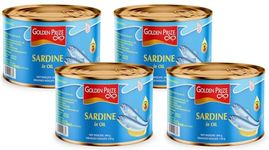 Golden Prize Canned Sardine in Oil, 200g(Pack of 4)