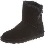 BEARPAW Women's Margaery Fashion Boot, Black Ii, 7.5 Wide