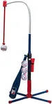 Franklin Sports Grow-with-Me Kids Baseball Batting Tee + Stand Set for Youth + Toddlers - Youth Baseball, Softball + Teeball Hitting Tee Set for Boys + Girls Multi