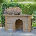 BUNNY BUSINESS SMALL Rabbit/Guinea Hide House for runs and enclosures, 45 x 32 x 27 Cm (Bunny-Den)