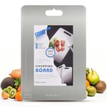 HubSphere Premium 304 Grade Stainless Steel Chopping Board - Food-Grade, Knife-Friendly Cutting Board with Smooth Curved Corners, Rust-Resistant for Meat, Vegetables, Fruits and Cheese (32Lx22Wx1.2T)